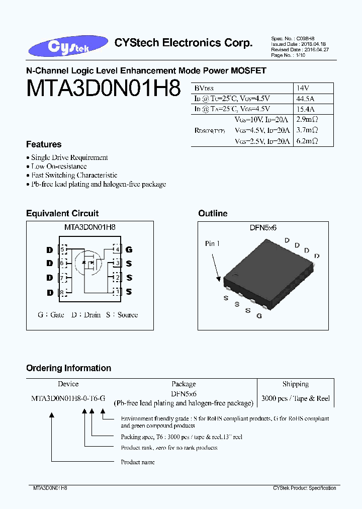 MTA3D0N01H8_9019911.PDF Datasheet