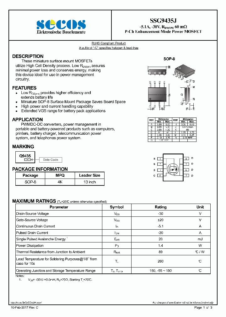 SSG9435J_9020285.PDF Datasheet