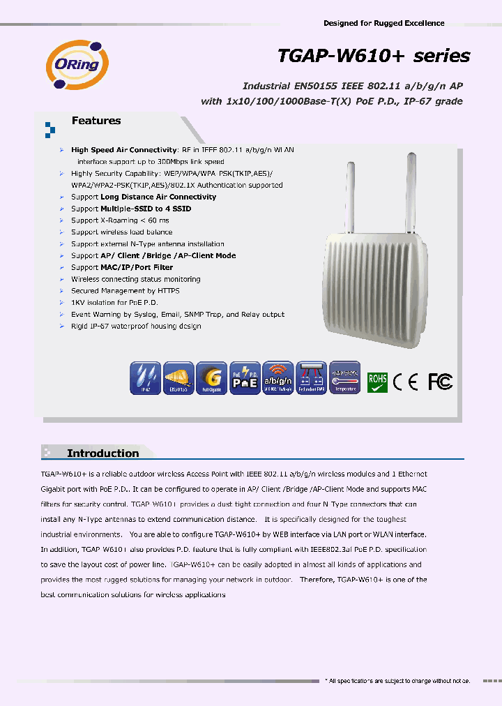 TGAP-W610_9020431.PDF Datasheet