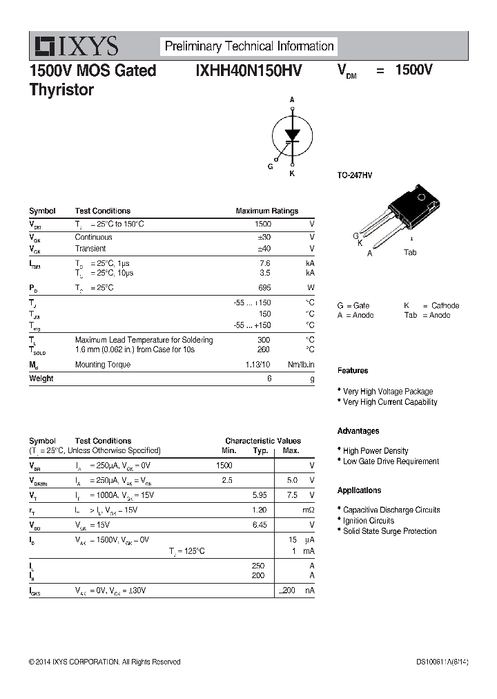 IXHH40N150HV_9020572.PDF Datasheet