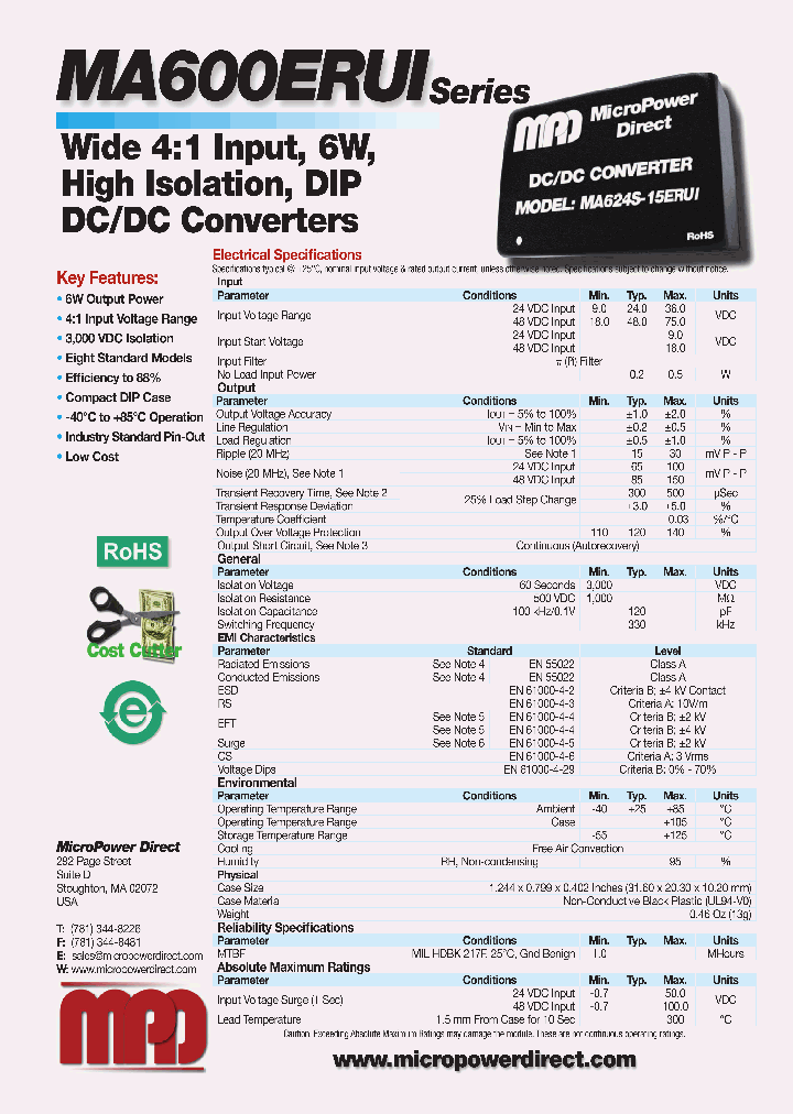 MA600ERUI_9021799.PDF Datasheet