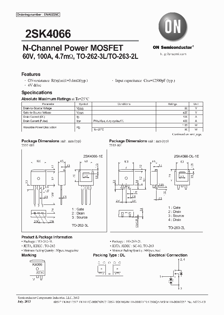 2SK4066-1E_9022058.PDF Datasheet