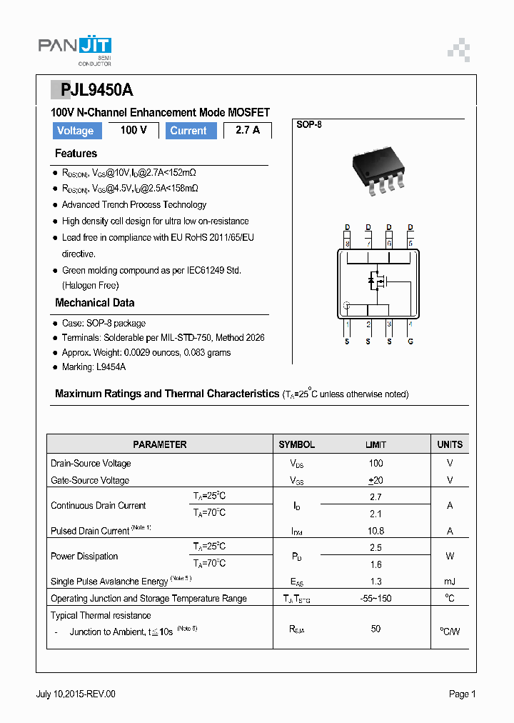 PJL9450A_9022161.PDF Datasheet