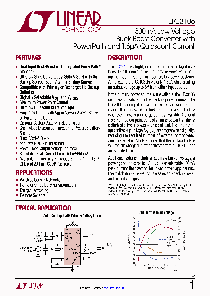 LTC3106_9022811.PDF Datasheet