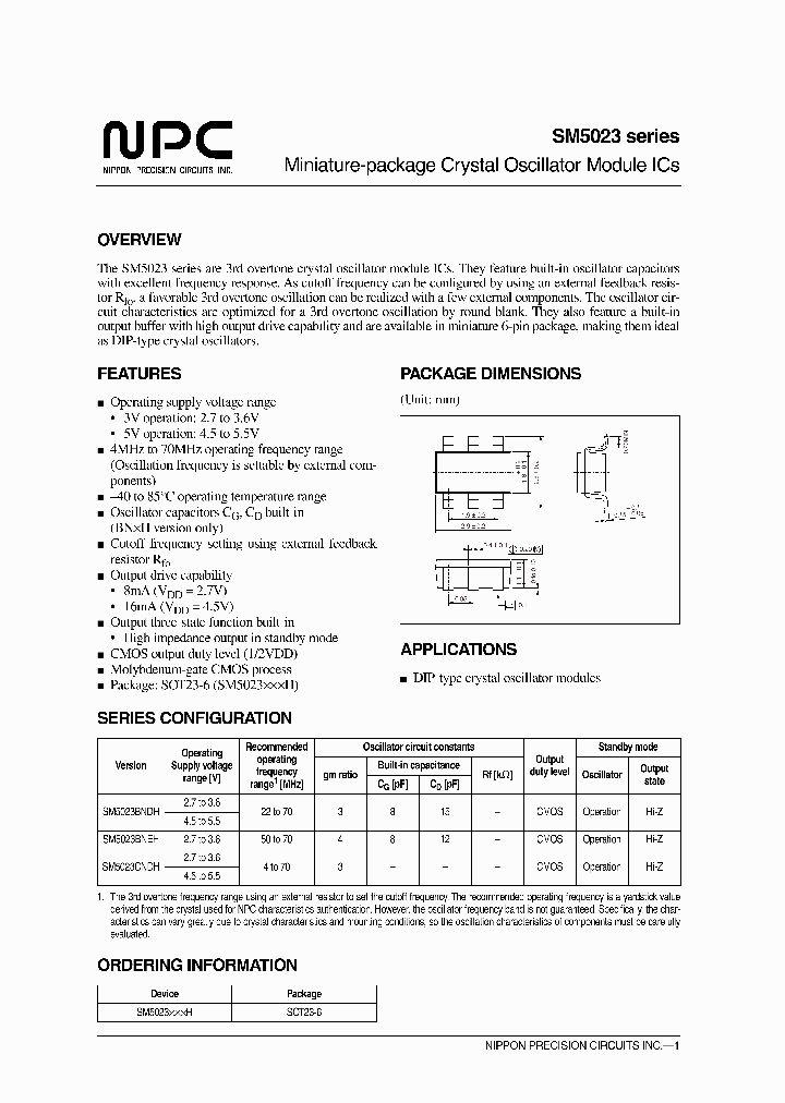 SM5023CNDH_9022397.PDF Datasheet