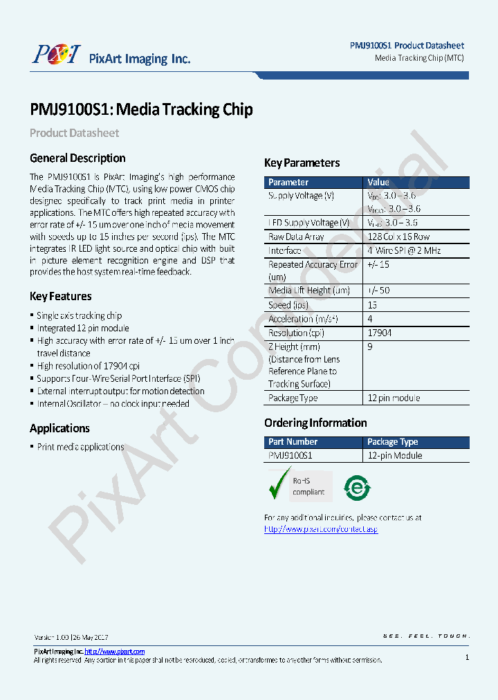 PMJ9100S1_9022395.PDF Datasheet