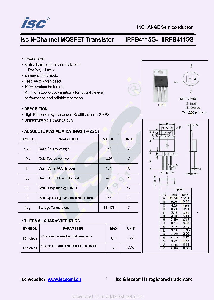 IIRFB4115G_9023334.PDF Datasheet