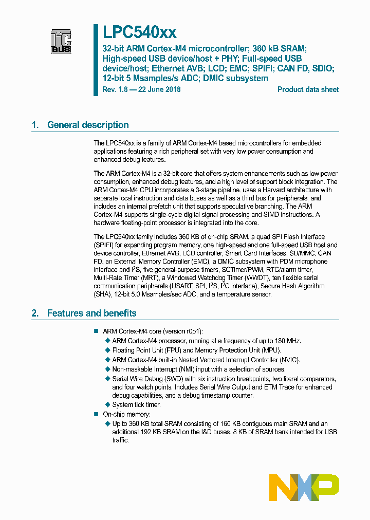 LPC54018JBD208_9024127.PDF Datasheet
