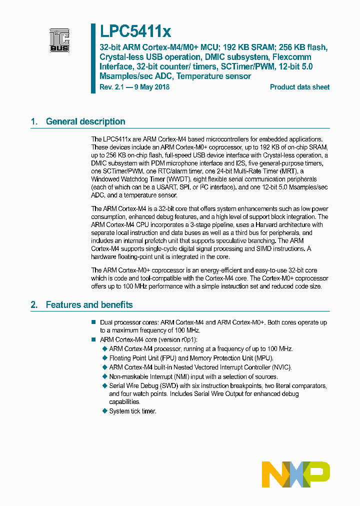 LPC54113J128BD64_9024130.PDF Datasheet