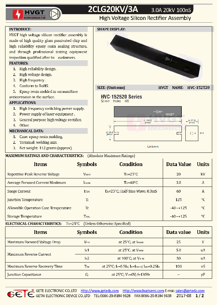2CLG20KV-3A_9024282.PDF Datasheet