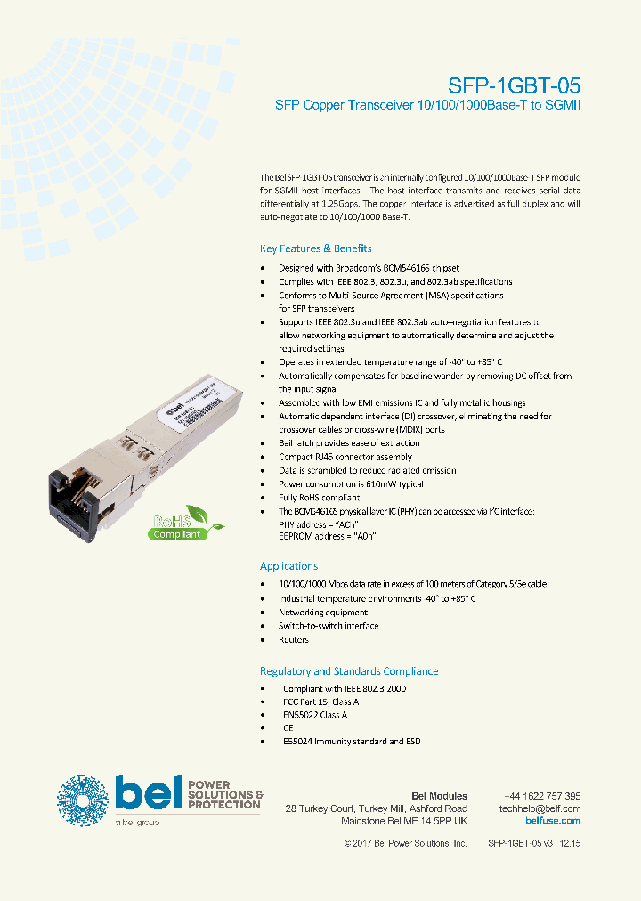 SFP-1GBT-05_9024331.PDF Datasheet