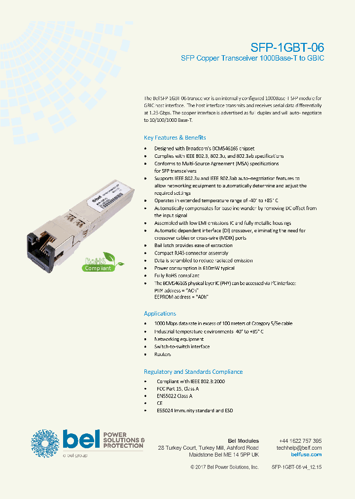 SFP-1GBT-06_9024333.PDF Datasheet
