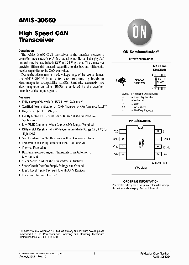 AMIS30660NGA_9024835.PDF Datasheet