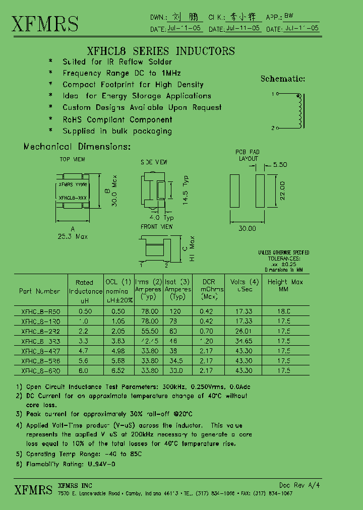 XFHCLB-1R0_9024845.PDF Datasheet