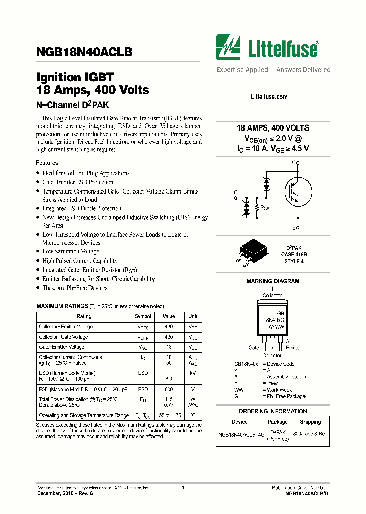 NGB18N40ACLB_9024901.PDF Datasheet