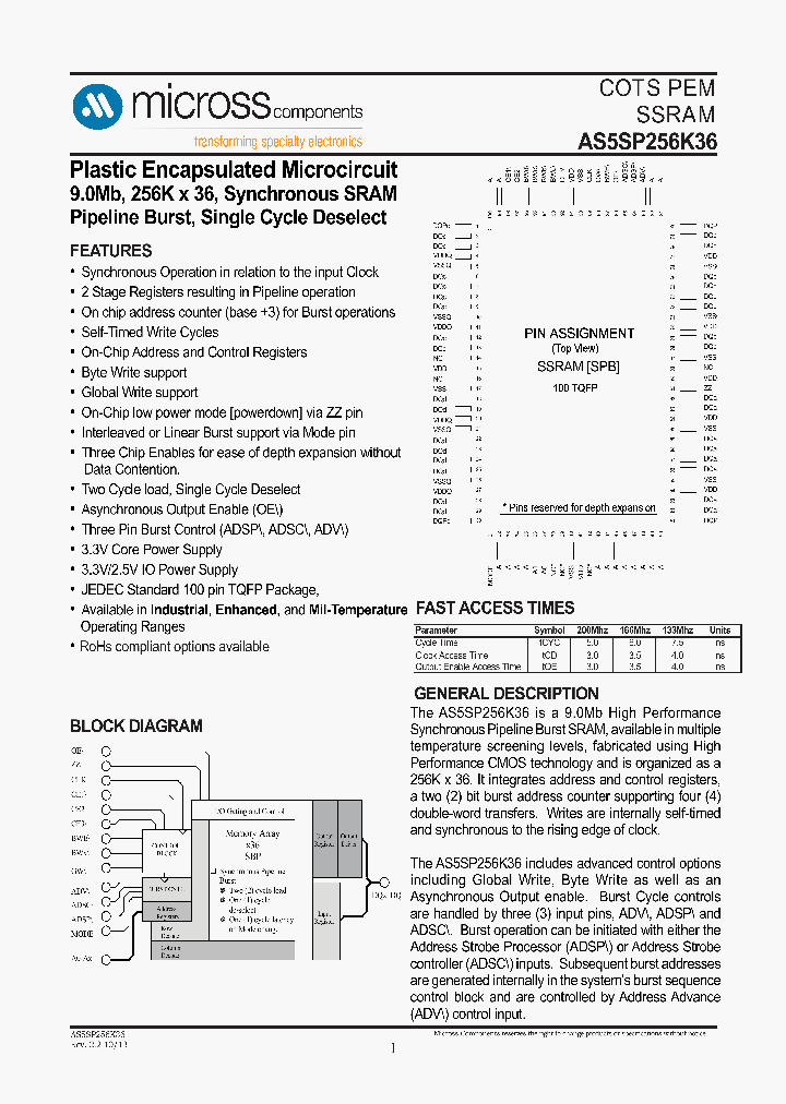 AS5SP256K36DQ-40ET_9025289.PDF Datasheet