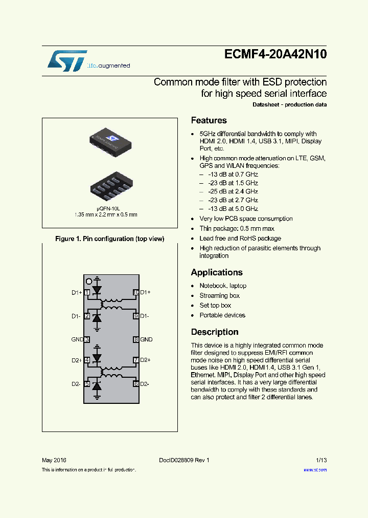 ECMF4-20A42N10_9025890.PDF Datasheet