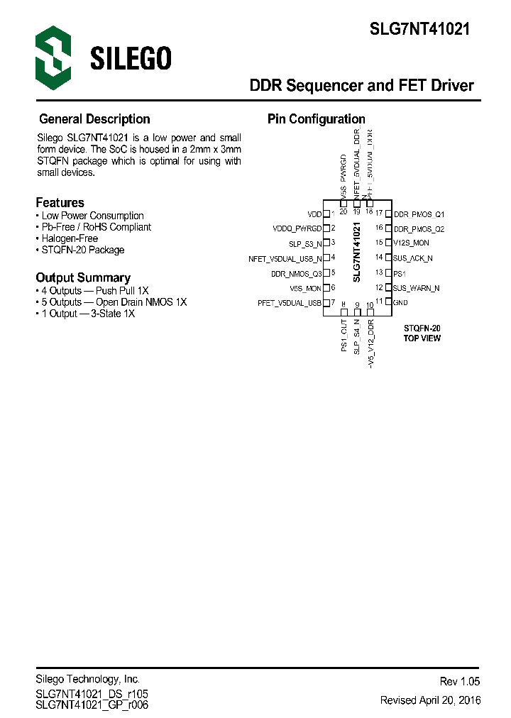 SLG7NT41021_9025999.PDF Datasheet