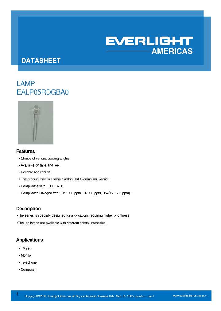 EALP05RDGBA0_9025726.PDF Datasheet