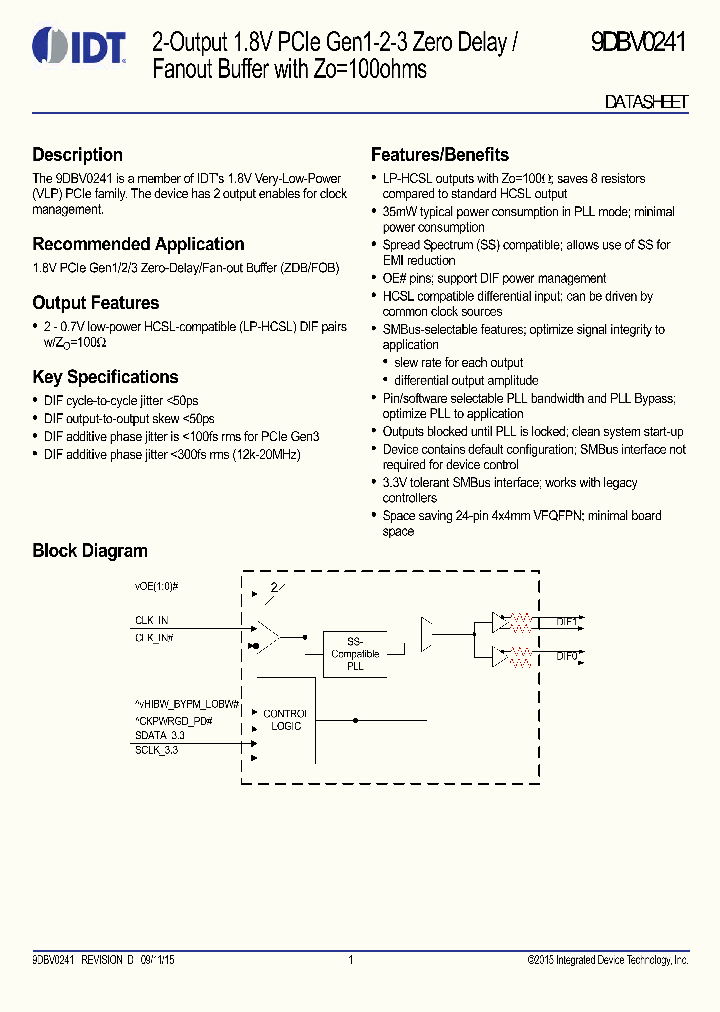 9DBV0241_9027026.PDF Datasheet