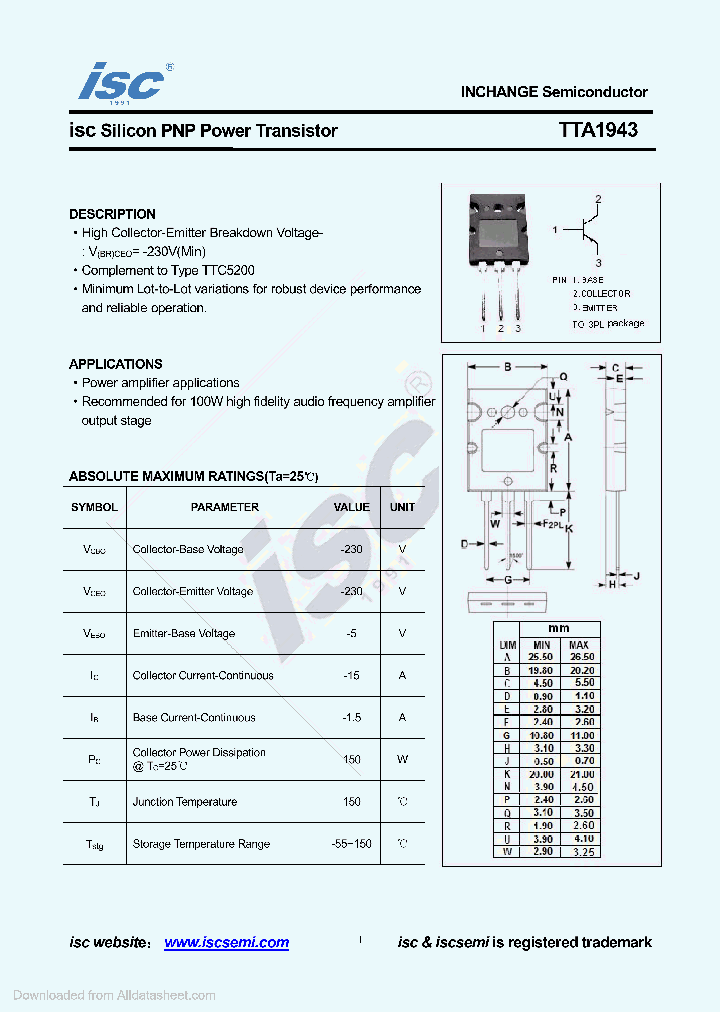 TTA1943_9027254.PDF Datasheet