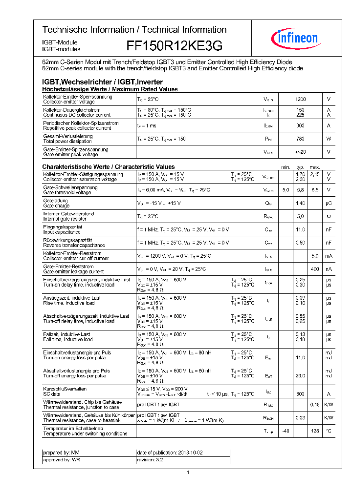 FF150R12KE3G_9027879.PDF Datasheet