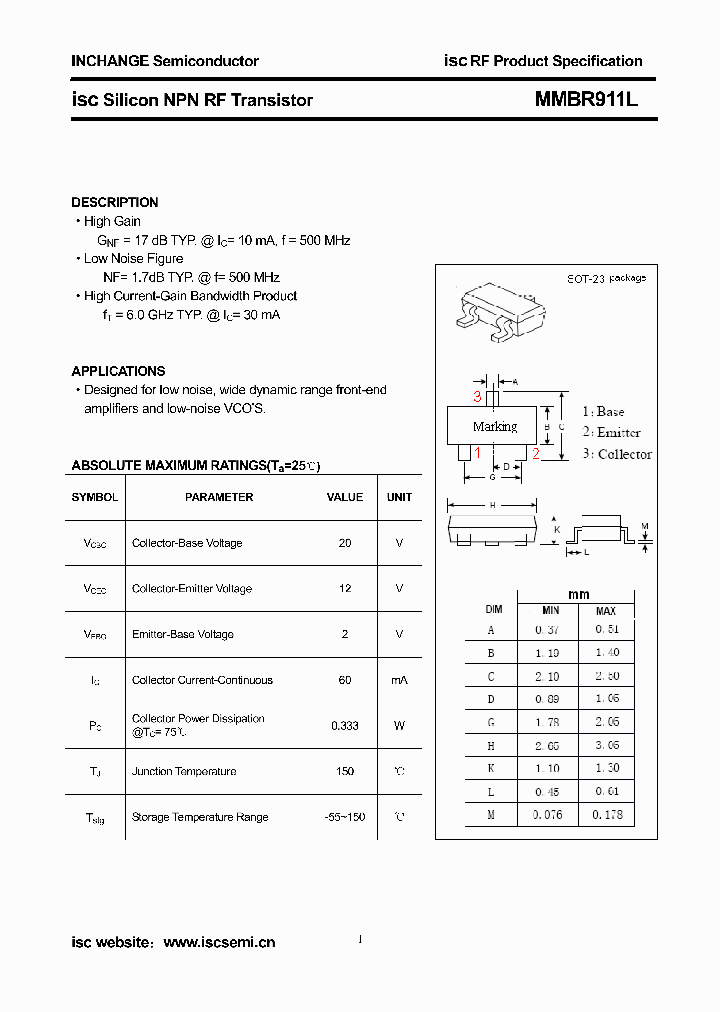 MMBR911L_9027893.PDF Datasheet