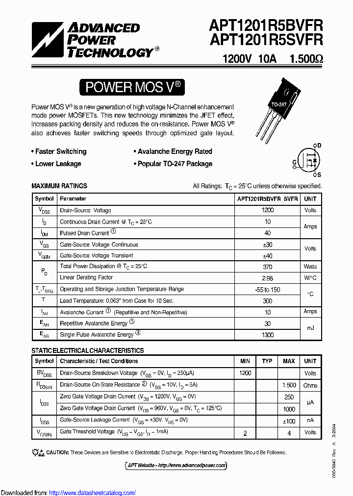 APT1201R5BVFRG_9028972.PDF Datasheet