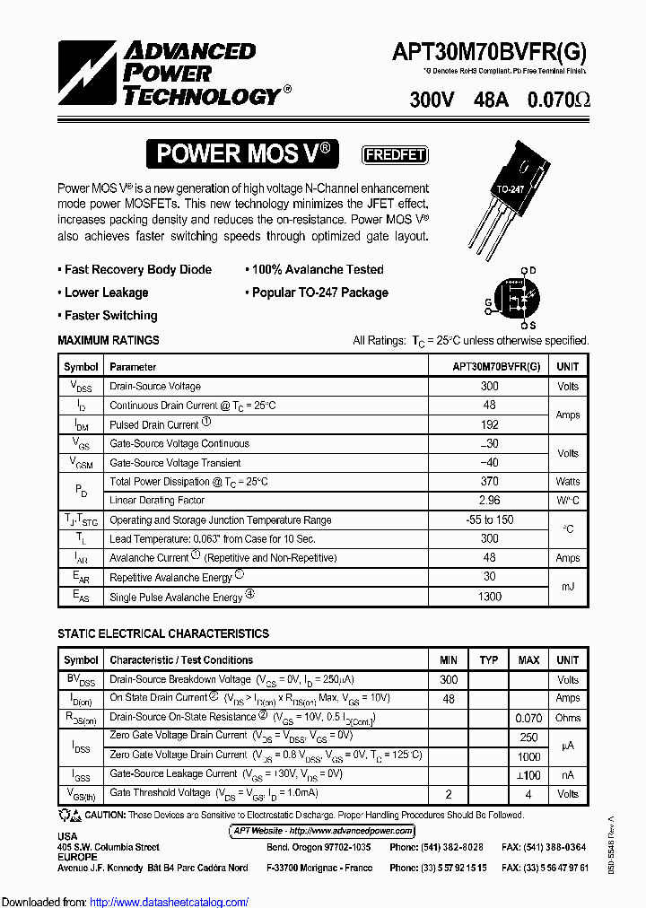APT30M70SVFRG_9028981.PDF Datasheet