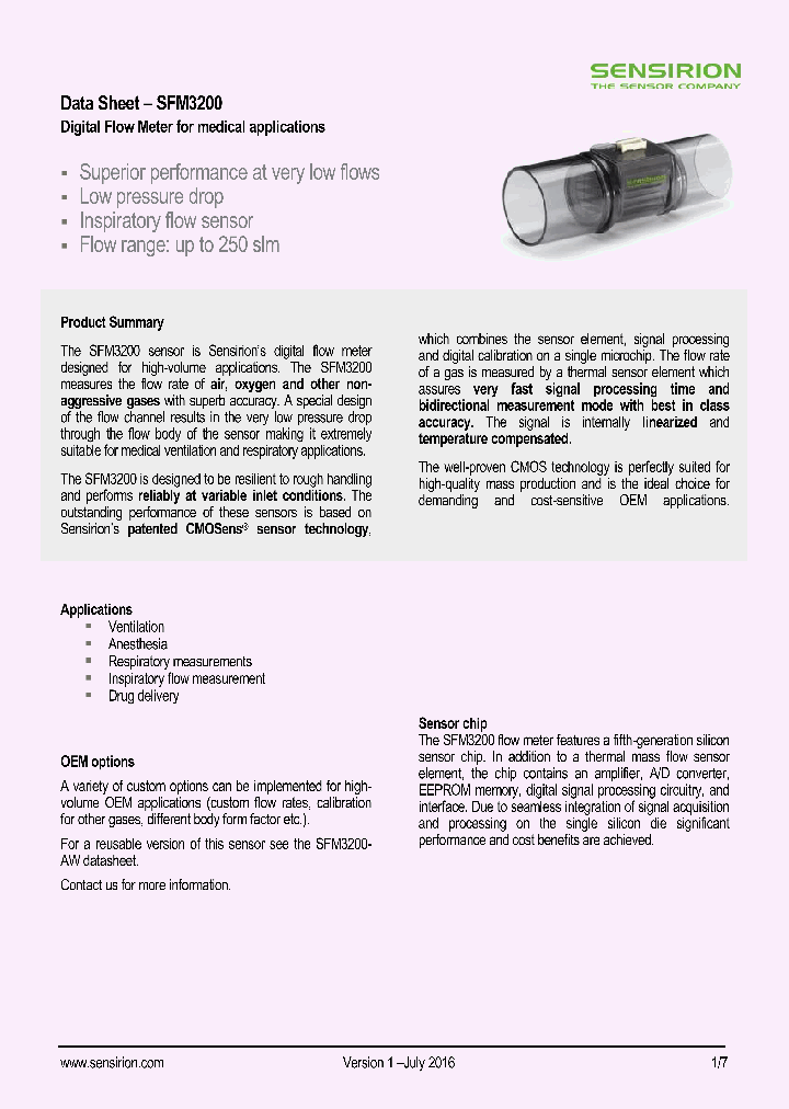 SFM3200_9030098.PDF Datasheet