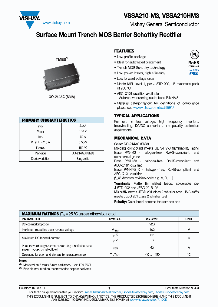 VSSA210-M3_9030113.PDF Datasheet