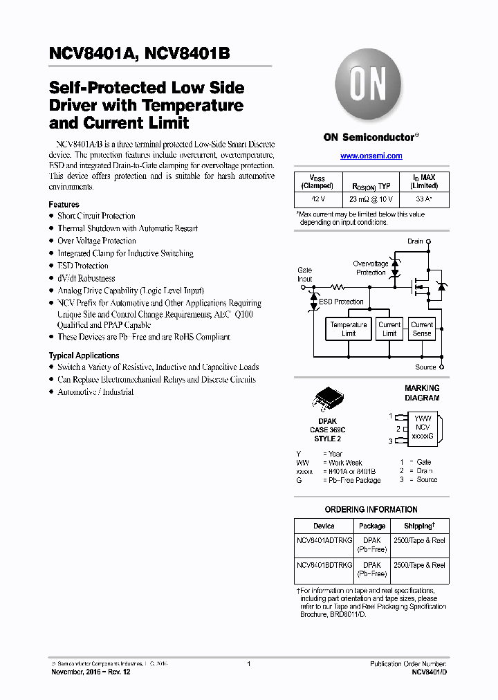 NCV8401BDTRKG_9030265.PDF Datasheet