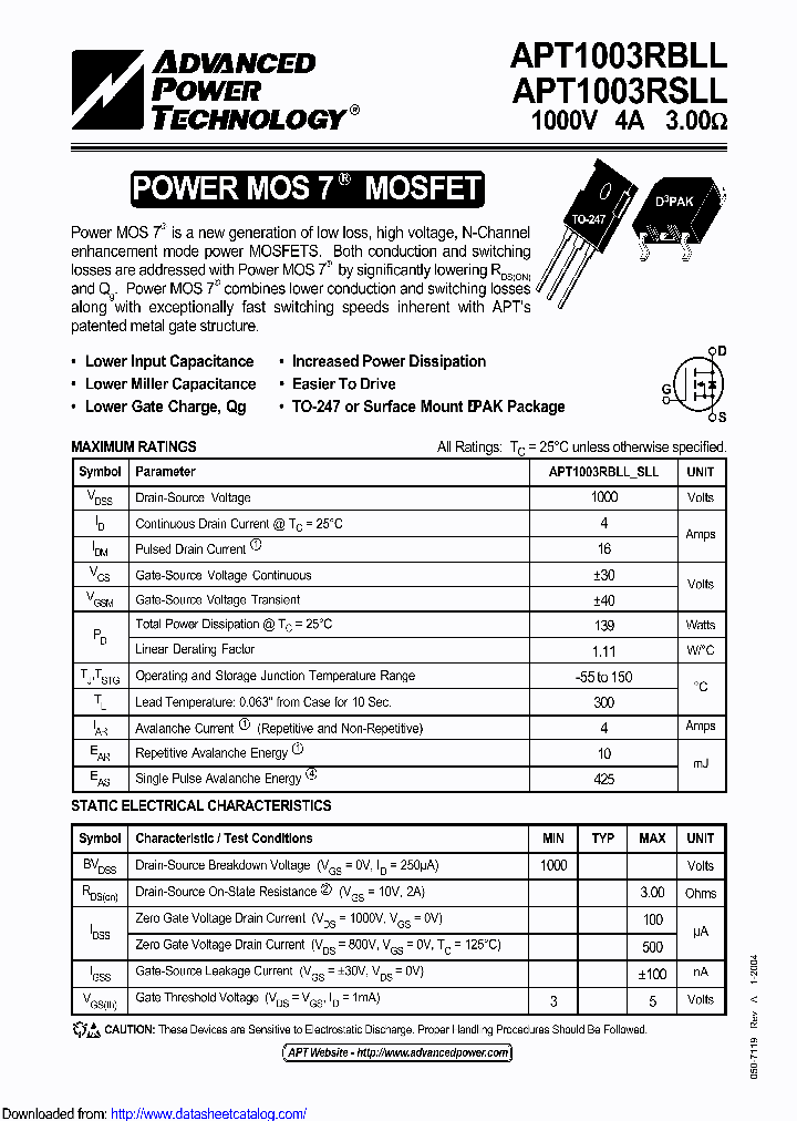 APT1003RSLLG_9030615.PDF Datasheet