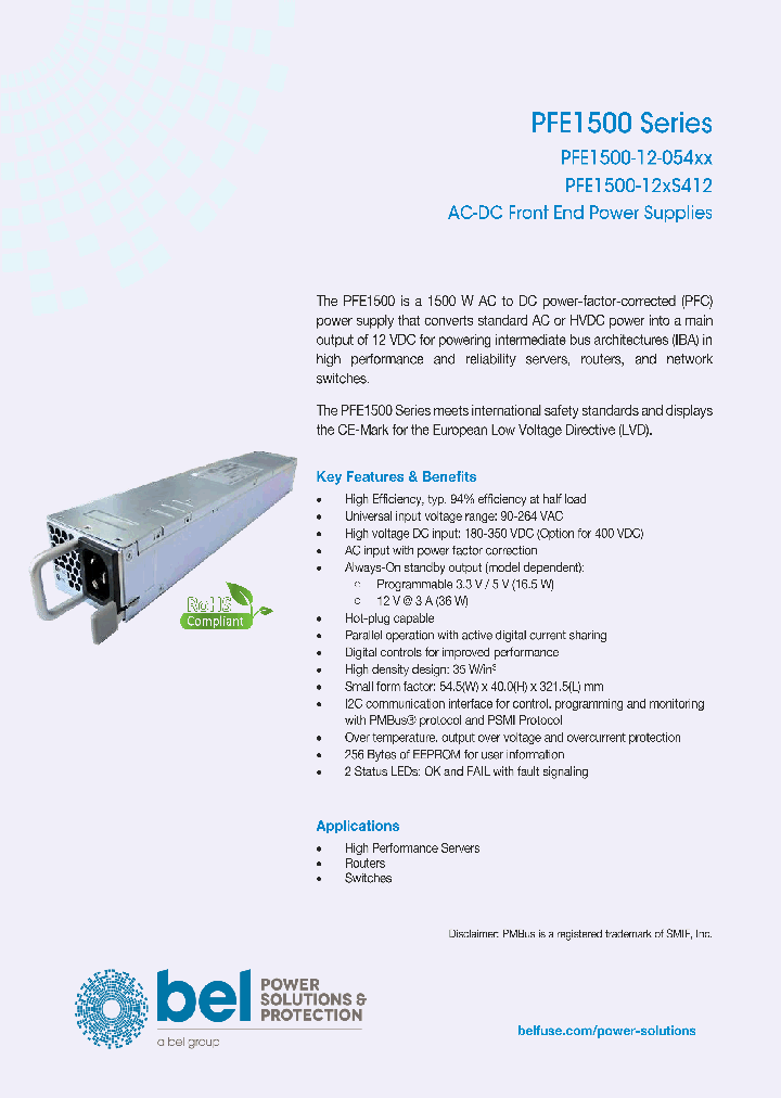 PFE1500-12-NAHS412_9030630.PDF Datasheet