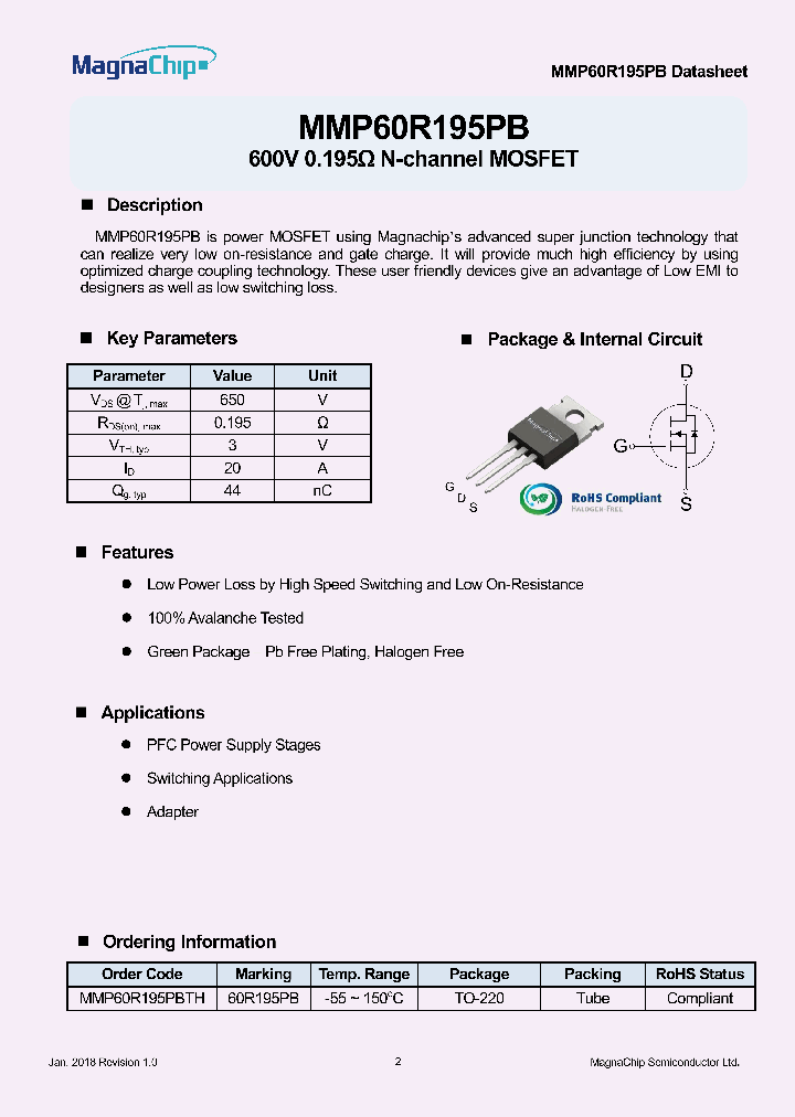 MMP60R195PBTH_9031271.PDF Datasheet