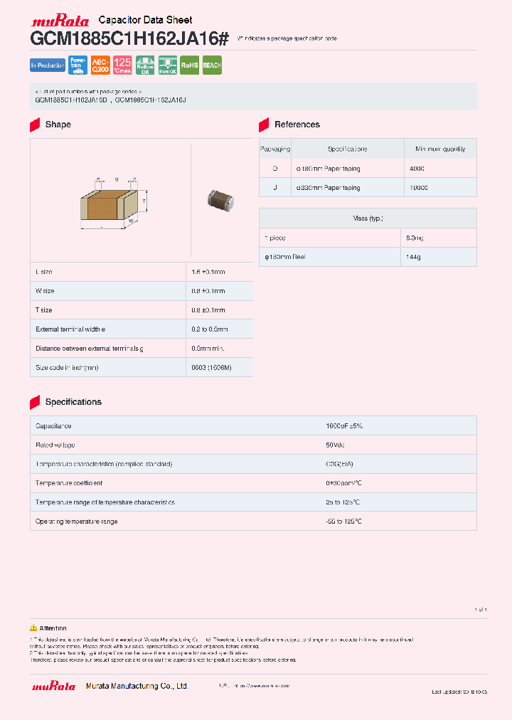 GCM1885C1H162JA16_9031290.PDF Datasheet