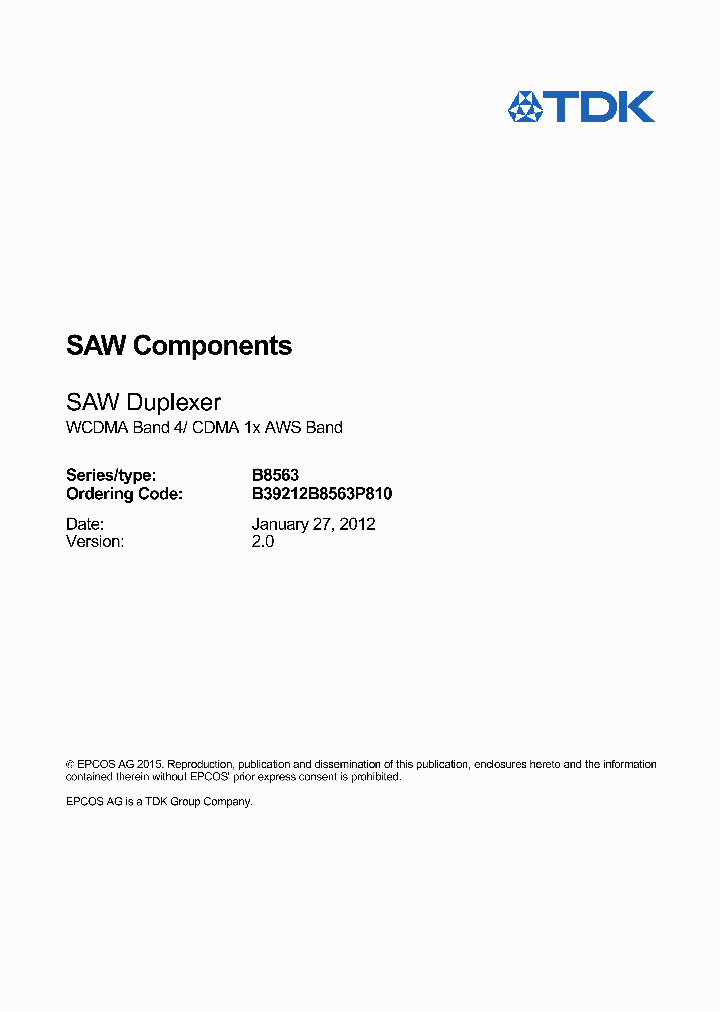 B39212B8563P810_9031409.PDF Datasheet