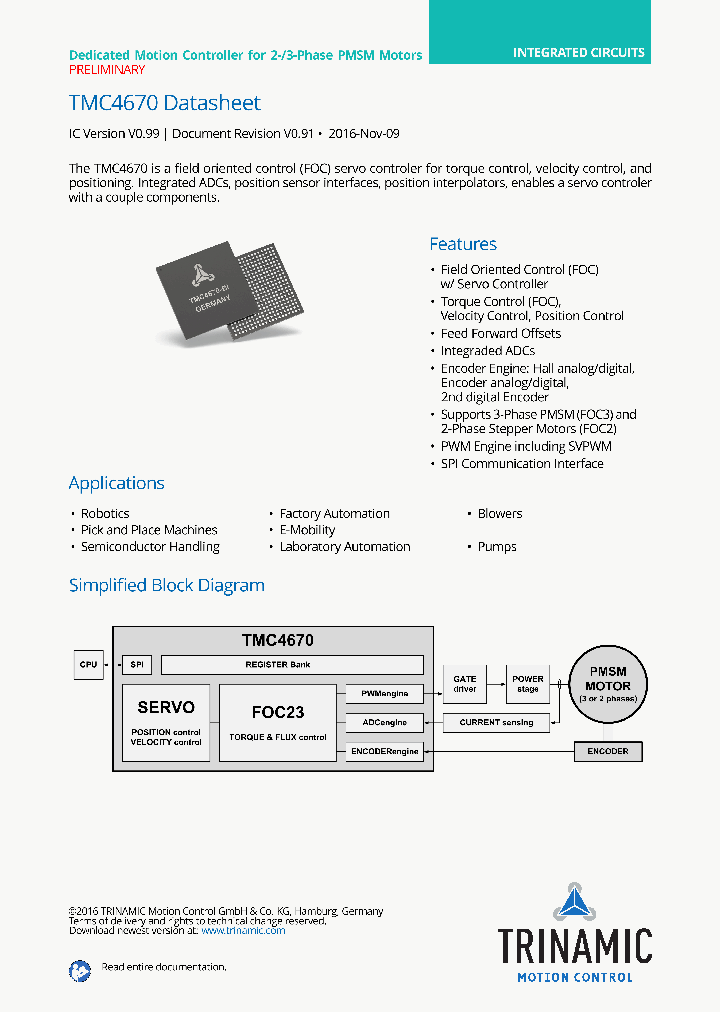 TMC4670_9031895.PDF Datasheet