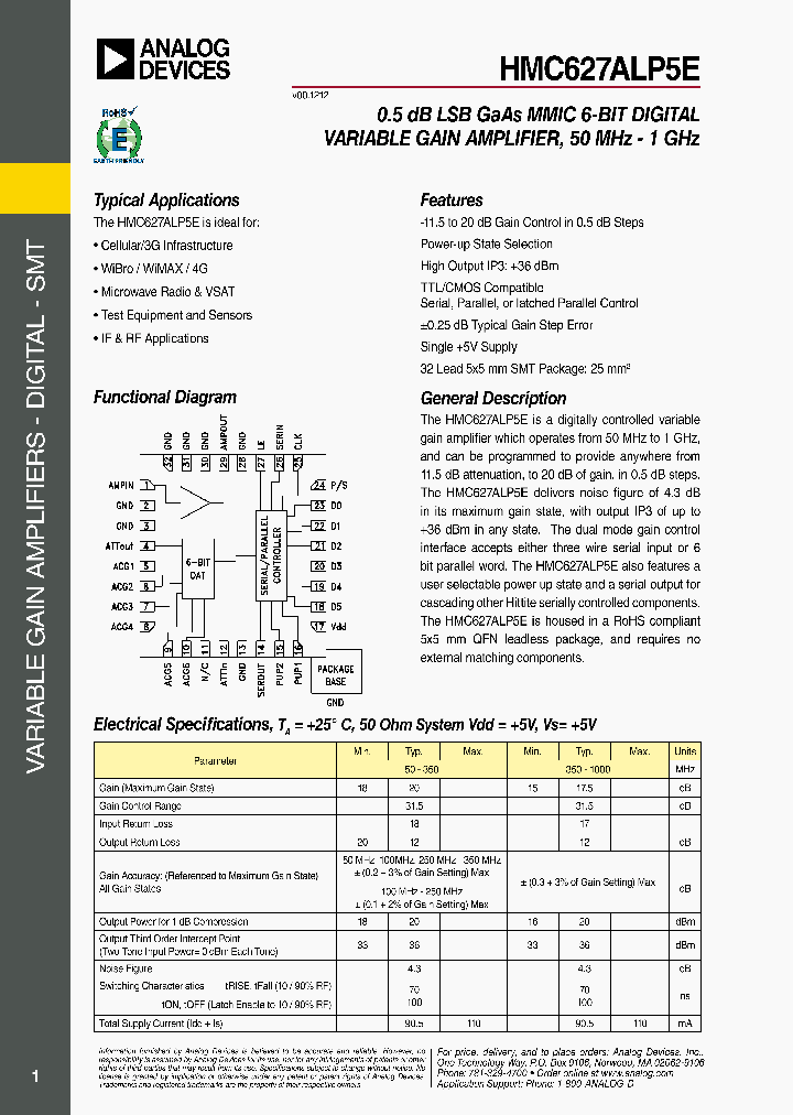 HMC627ALP5E_9032067.PDF Datasheet