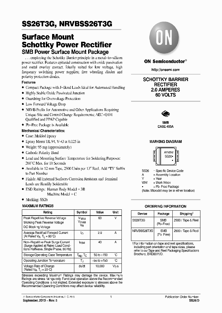 NRVBSS26T3G_9032557.PDF Datasheet