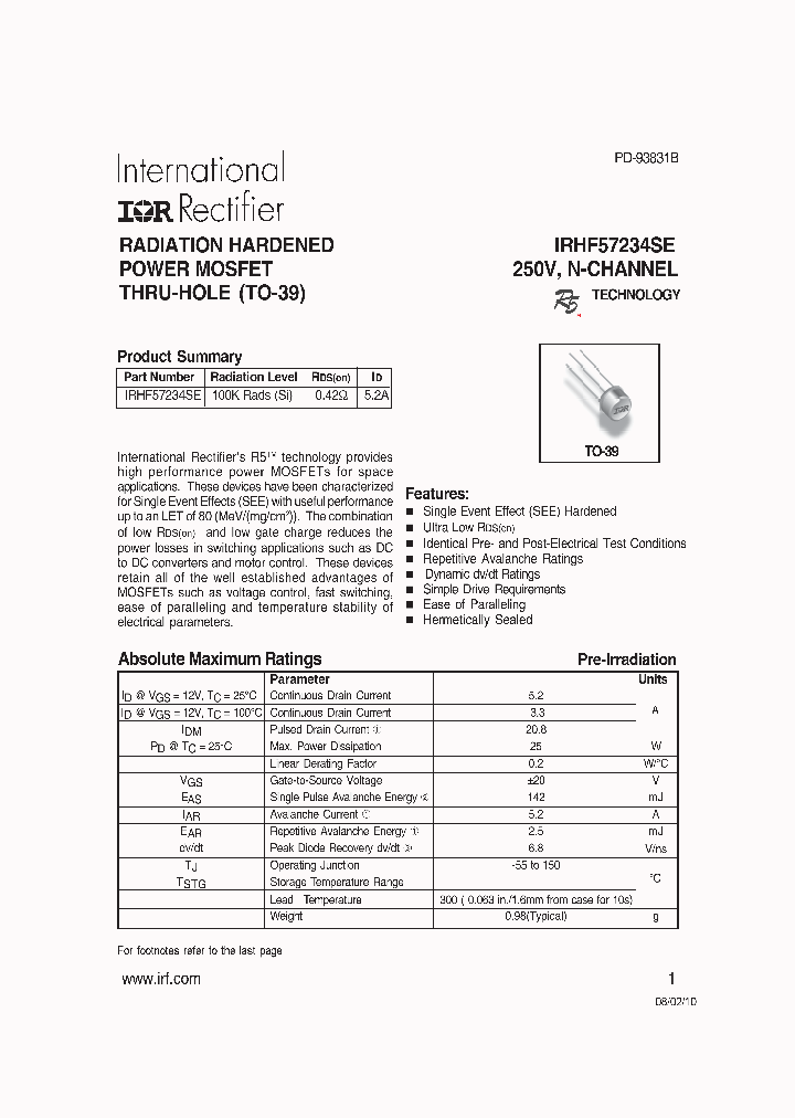 IRHF57234SE-15_9032712.PDF Datasheet