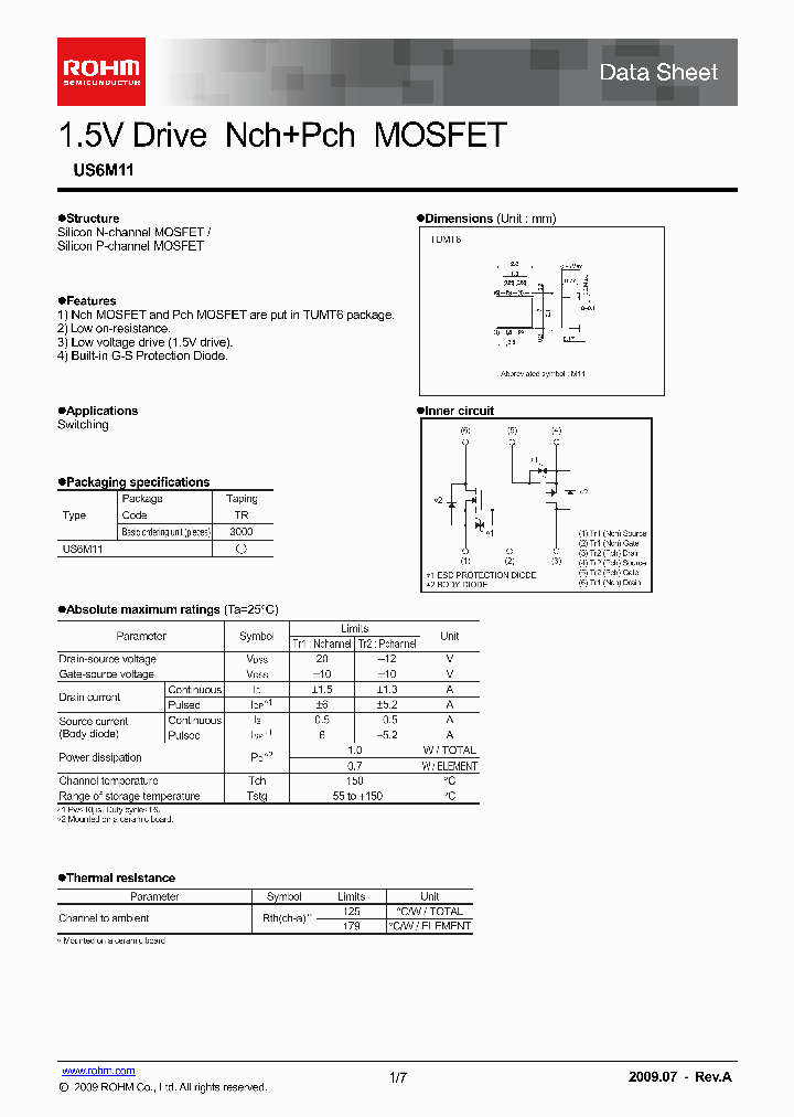 US6M11TR_9032896.PDF Datasheet