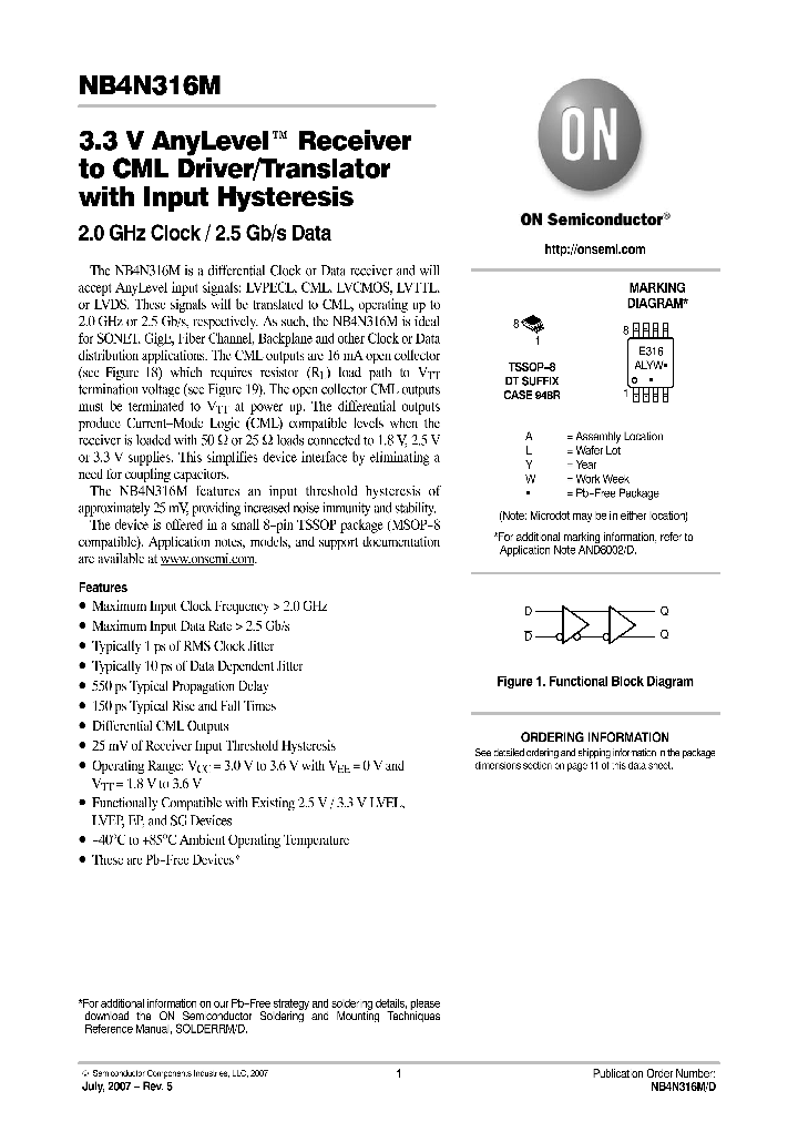 NB4N316M_9033315.PDF Datasheet