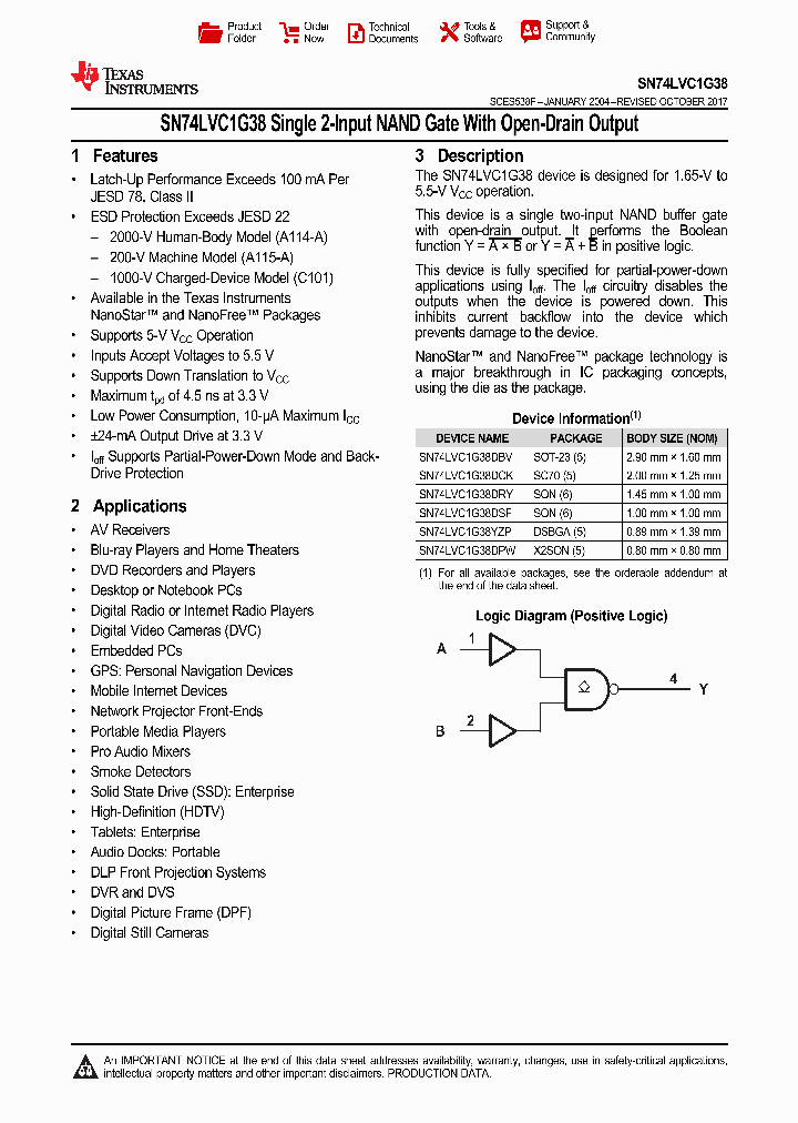 SN74LVC1G38DBVRG4_9033452.PDF Datasheet