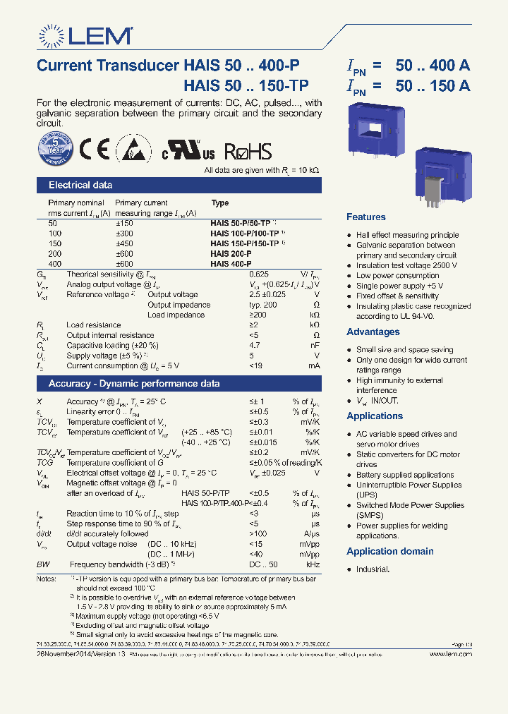 HAIS-200-P_9033595.PDF Datasheet