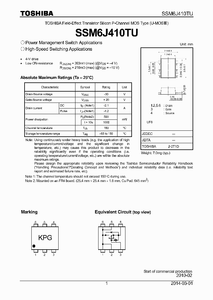 SSM6J410TU-14_9033753.PDF Datasheet