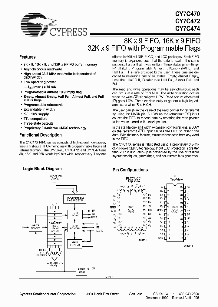 CY7C470_9033831.PDF Datasheet