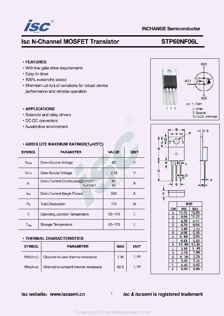 STP60NF06L_9033830.PDF Datasheet