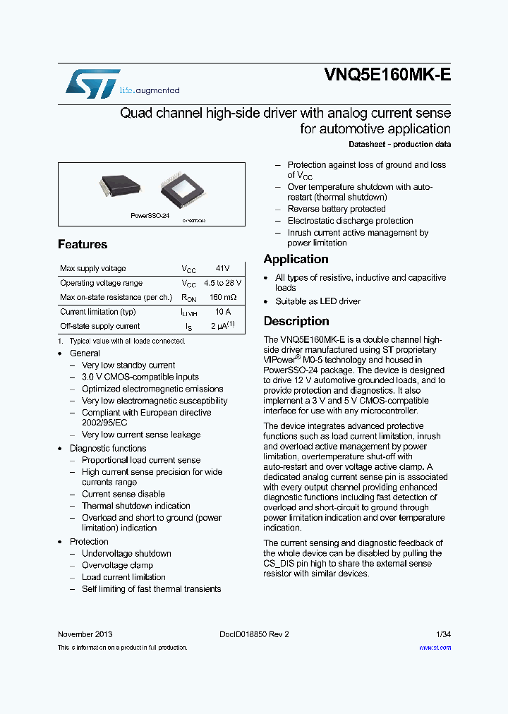 VNQ5E160MK-E_9034044.PDF Datasheet