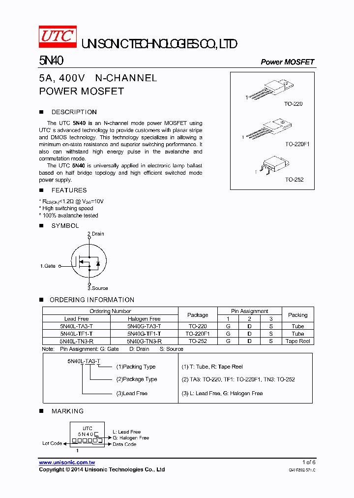 5N40G-TA3-T_9034229.PDF Datasheet